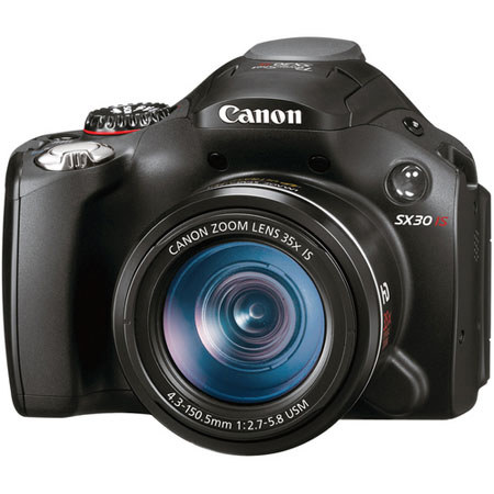 Canon PowerShot SX30 IS, Digital Camera, 14.1 Megapixel, 35x Optical Zoom, Optical Image Stabilizer System image