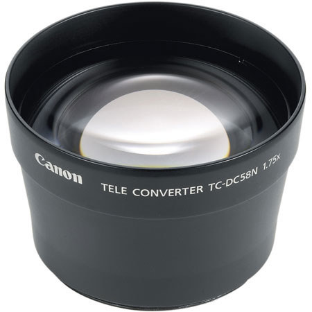 Canon TC-DC58N, 1.75x Tele Conversion Lens for the Powershot G3, G5, G6, A610, A620, A700 A720 Digital Cameras. image