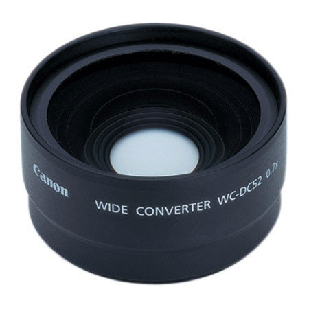 Canon WC-DC52, 0.7x Wide Angle Conversion Lens for the Powershot A Series Digital Cameras. image