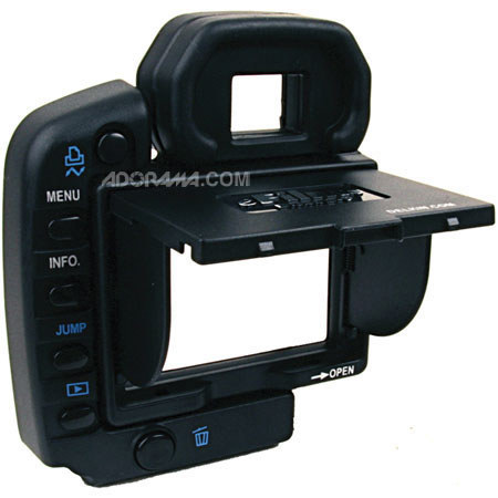 Delkin Professional Pop-up Shade &amp; Protective Cover for Canon EOS 30D LCD Screen, Snap On image