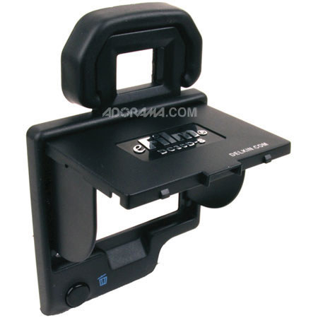 Delkin Pop-up Shade &amp; Protective Cover for Canon EOS 30D LCD Screen, Snap On image