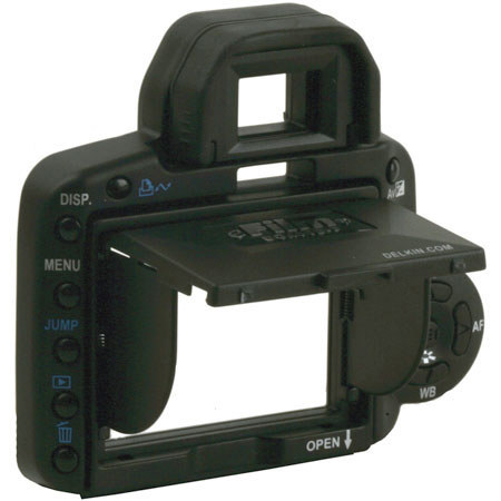 Delkin Professional Pop-up Shade &amp; Protective Cover for Canon EOS Rebel XTi LCD Screen, Snap On image