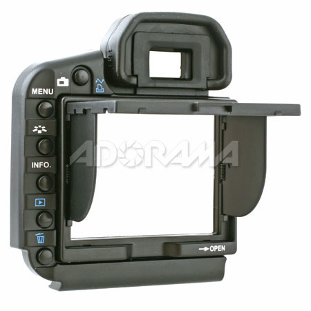 Delkin Professional Pop-up Shade &amp; Protective Cover for Canon EOS 5D Mark II LCD Screen, Snap On image