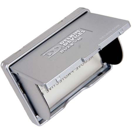 Delkin 2.8" Universal Pop-Up Shade for Point &amp; Shoot Digital Camera LCD Screens - Also fits 2.7" Screens - Silver Finish image
