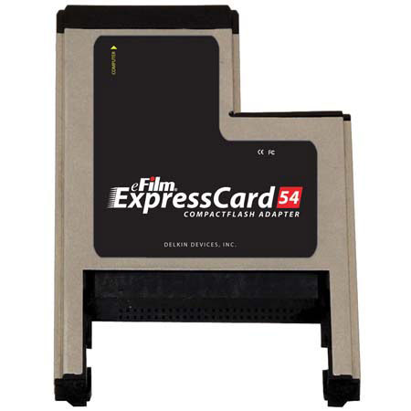 Delkin eFilm ExpressCard 54 CompactFlash Card Adapter image