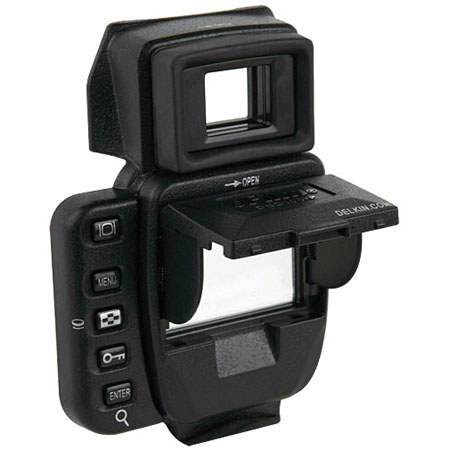Delkin Professional Pop-up Shade &amp; Protective Cover for Nikon D100 LCD Screen, Snap-On image