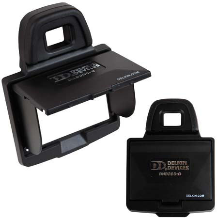 Delkin Pop-up Shade &amp; Protective Cover for Nikon D300 LCD Screen, Snap On image