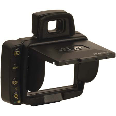 Delkin Professional Pop-up Shade &amp; Protective Cover for Nikon D40 LCD Screen, Snap On image
