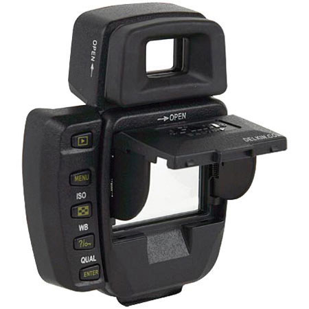 Delkin Professional Pop-up Shade &amp; Protective Cover for Nikon D-70 LCD Screen, Snap-On image