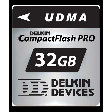 Delkin 32GB CompactFlash PRO UDMA 420X Memory Card image