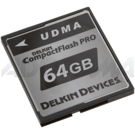 Delkin 64GB CompactFlash PRO UDMA 420X Memory Card image