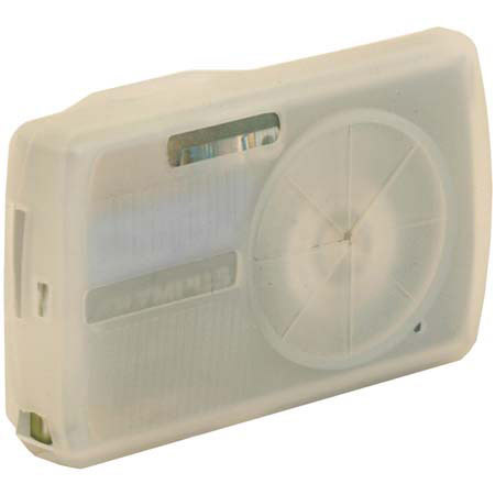 Delkin Snug-It, Silicone Digital Camera Skin for the Canon SD1000 &amp; Ixus 70, White, with Neck &amp; Wrist Straps image