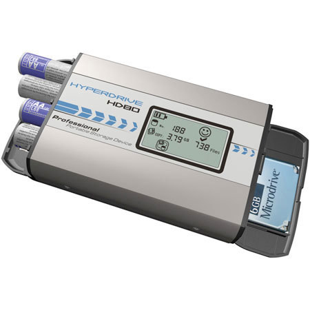 Sanho HyperDrive HD80, 40 GB Memory Card Backup Storage Device with 24 Bit Copy Verification image