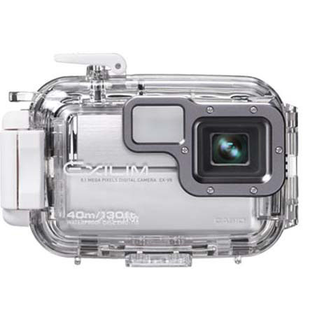 Casio EWC-110 Underwater Case for the Exilim EX-V8 Digital Cameras, Good to 40 meters Down. image