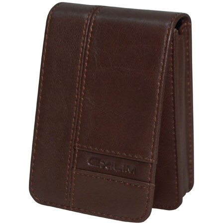 Casio EX-Case80 Brown Leather Pouch Style Case for all Exilim S &amp; Z Series Cameras image