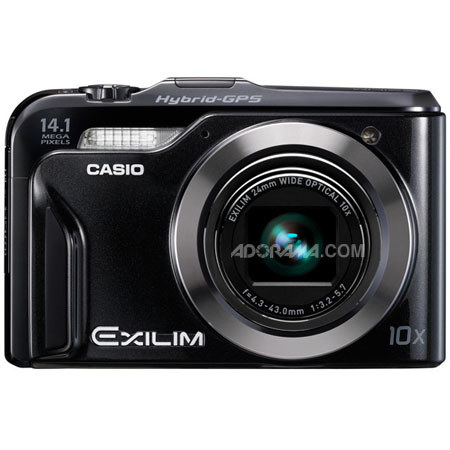 Casio EX-H20G EXILIM Hi-Zoom Compact Digital Camera, 14 Megapixels, 10x Optical Zoom, 15X SR Zoom, Hybrid GPS image