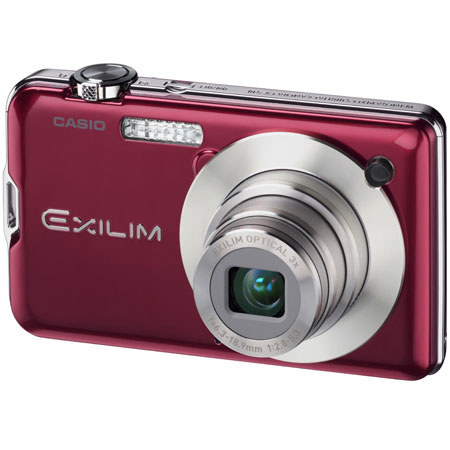 Casio Exilim Card EX-S10 Super Slim Digital Camera, 10.1 MP, Red - Refurbished image