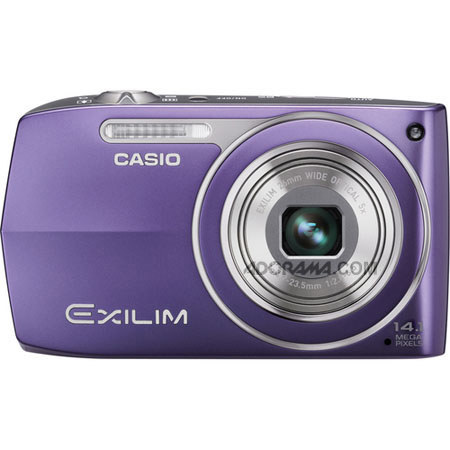 Casio Exilim Zoom EX-Z2000 14.1 Megapixel Digital Camera with 5x Ultra Wide Optical Zoom, 3.0 inch LCD Display, Violet image