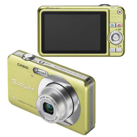 Casio Exilim Zoom EX-Z80 Digital Camera, 8.1 Megapixel, 3x Optical Zoom, 4x Digital Zoom, 2.6&quot; LCD, Green image