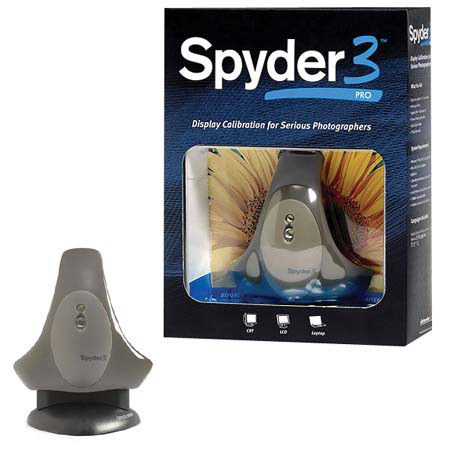 Datacolor Spyder 3 Pro Display Calibration Hardware &amp; Software for Professional Photographers and Studios, English image