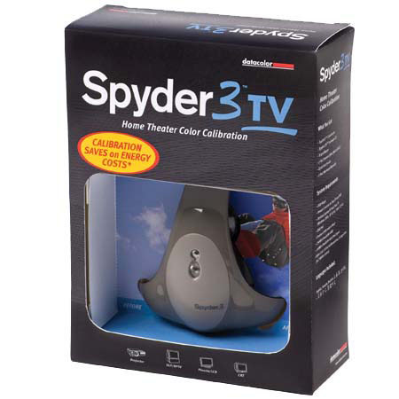 Datacolor Spyder3 TV, Colorimeter and Calibrating Software for All Plasma, RPTV, DLP, LCD and CRT Televisions. image