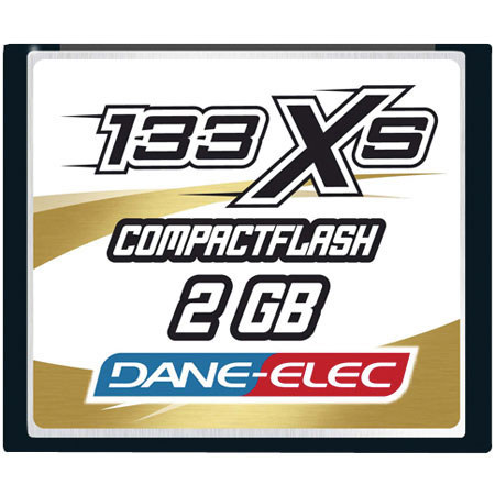 Dane-Elec 2 GB Compact Flash Memory Card - High Speed 133x image