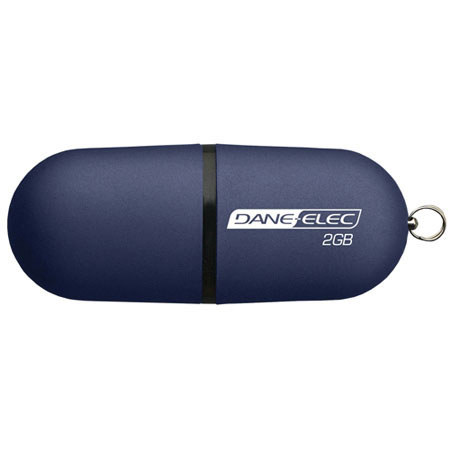 Dane-Elec 2 GB USB 2.0 Pen Drive Flash Memory Disk, Windows and Mac Compatible image