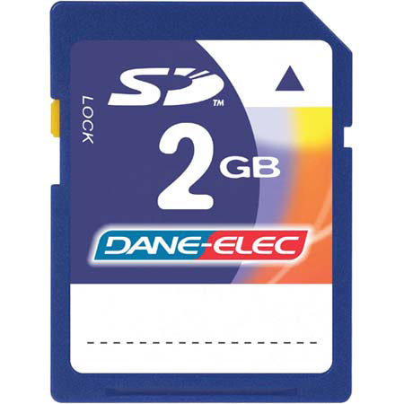 Dane-Elec 2 GB Secure Digital (SD) Memory Card image
