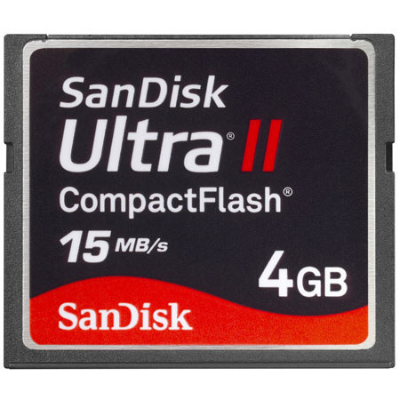 SanDisk 4GB Ultra Compact Flash Memory Card with 30MB/SEC Speed - Bulk Packaged image