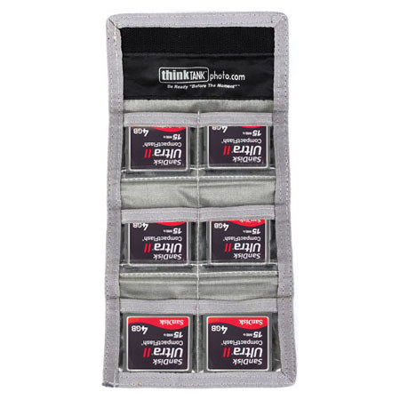 SanDisk 4GB Ultra Compact Flash Memory Card with 15MB/SEC Speed - Pack of 6 in Think Tank Pixel Pocket Rocket Case image