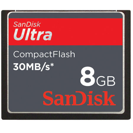 SanDisk 8 GB, Ultra II, Compact Flash Memory Card with 15MB/SEC Speed image