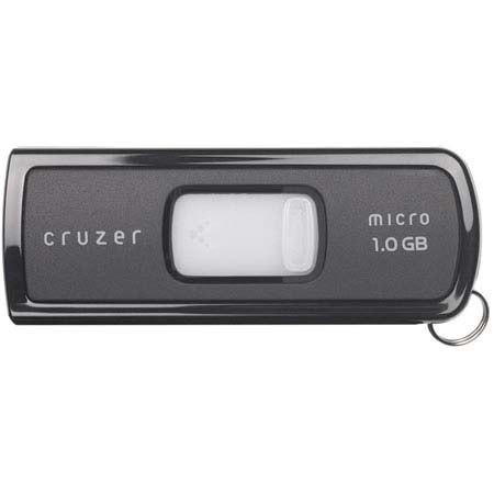 SanDisk 1 GB Cruzer Micro Skin with U3 Technology, USB Flash Drive (UFD) Storage Device image