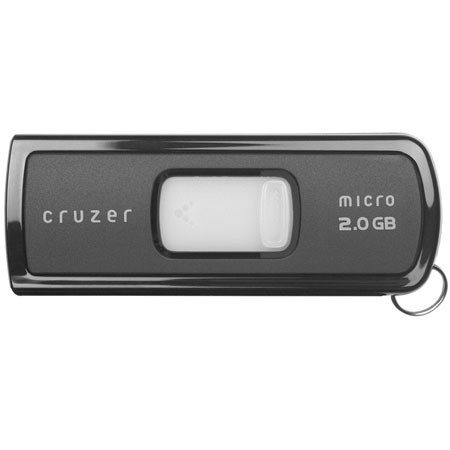 SanDisk 2 GB Cruzer Micro with U3 Technology, USB Flash Drive (UFD) Storage Device image