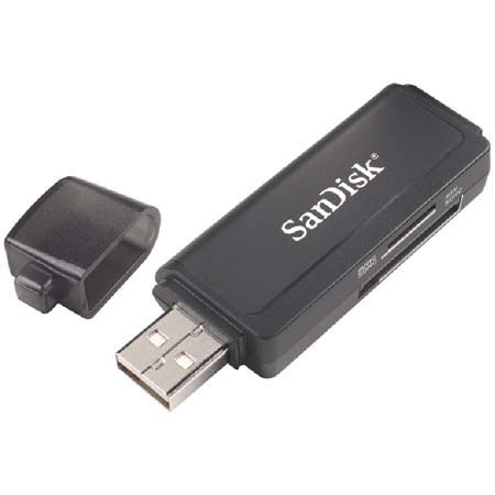 SanDisk SDDR-104 Secure Digital MobileMate Plus Memory Card Reader with USB 2.0 Interface image