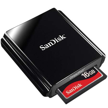 SanDisk Extreme III USB 2.0 Memory Card Reader for Compact Flash Cards image