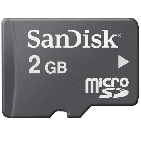 SanDisk 2 GB microSDHC, Secure Digital High Capacity Memory Card image
