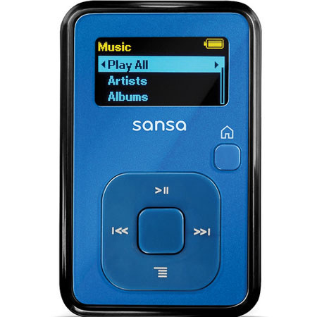 UPC 619659000059 product image for SanDisk Clip+ 4GB Multiformat MP3 Player, Blue | upcitemdb.com
