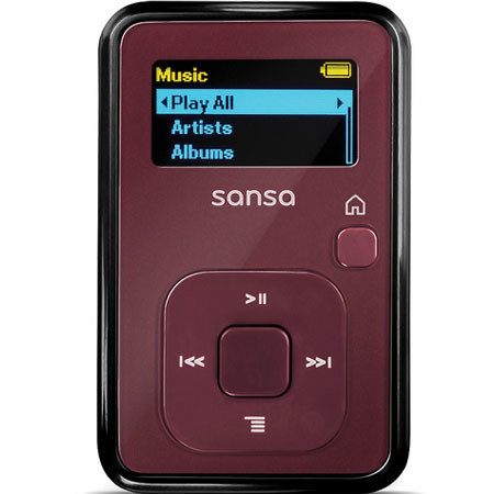 UPC 619659000097 product image for SanDisk Sansa Clip+ 4GB Multiformat MP3 Player, Red | upcitemdb.com
