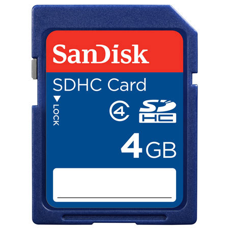 SanDisk 4 GB Secure Digital High Capacity (SDHC) Memory Card image