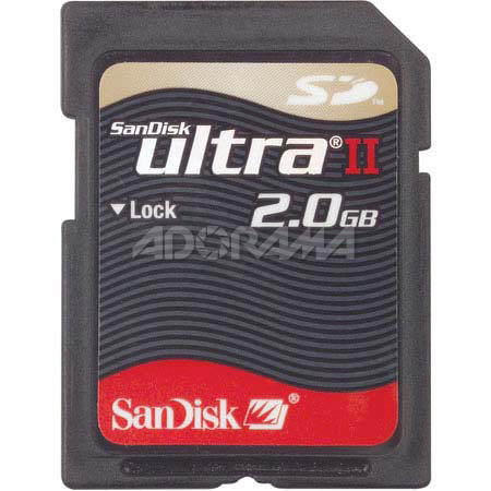 SanDisk 2 GB, 60x Speed Ultra II Secure Digital (SD) Memory Card image