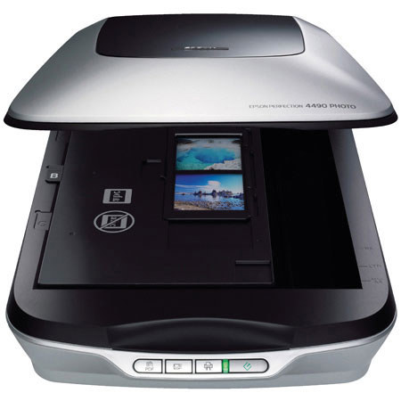 Epson Perfection 4490 Photo Flatbed Scanner, 8.5" x 11.7", with USB 2.0 Interface, for Mac. &amp; Windows. image