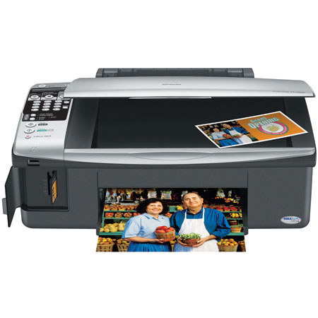Epson Stylus CX7000F All-in-One Color Inkjet Printer, Copier, Fax &amp; Flatbed Scanner image