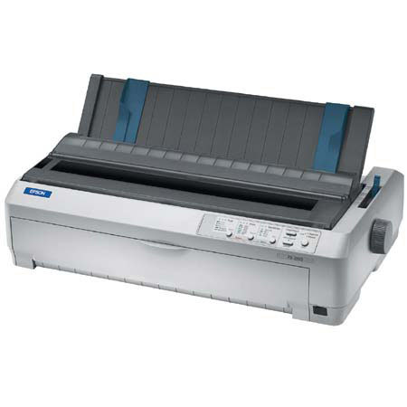 Epson FX-2190N 9-Pin Serial Network Impact Dot Matrix Printer with 10/100 Base-TX Ethernet Interface, 136 Characters, Ultra Speed Draft 680 cps