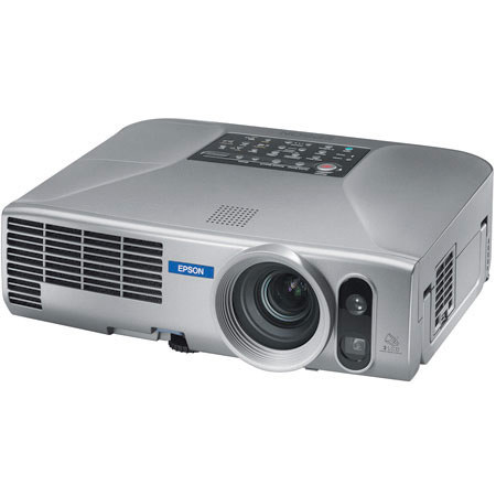 Epson PowerLite 835P LCD Multimedia Projector, 3000 ANSI Lumens, XGA (1024 x 768), 802.11g, LAN Connection. image