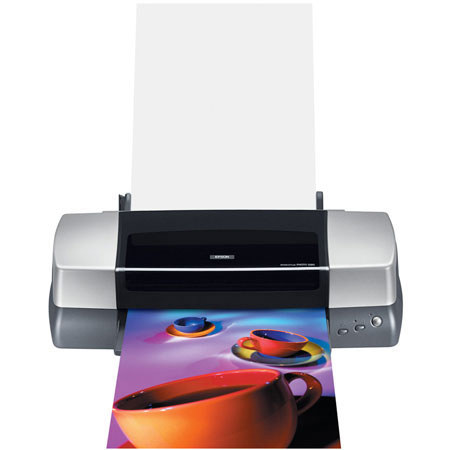 Epson Stylus Photo 1280, 13" Color Inkjet Printer, with 5760 x 720 dpi Resolution, USB & Parallel Interface. image