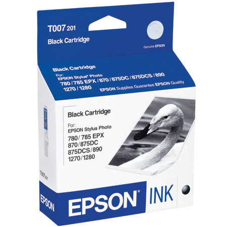 Epson Black Ink Cartridge for Many Stylus Photo Inkjet Printers. image