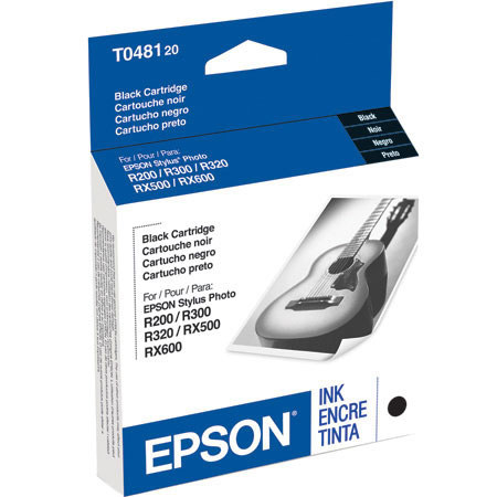 Epson Black Ink Cartridge for Many Stylus All-in-One &amp; Stylus Photo Inkjet Printers. image