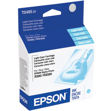 Epson Light Cyan Ink Cartridge for Many Stylus All-in-One &amp; Stylus Photo Inkjet Printers. image