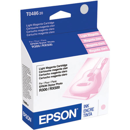 Epson Light Magenta Ink Cartridge for Many Stylus All-in-One &amp; Stylus Photo Inkjet Printers, image