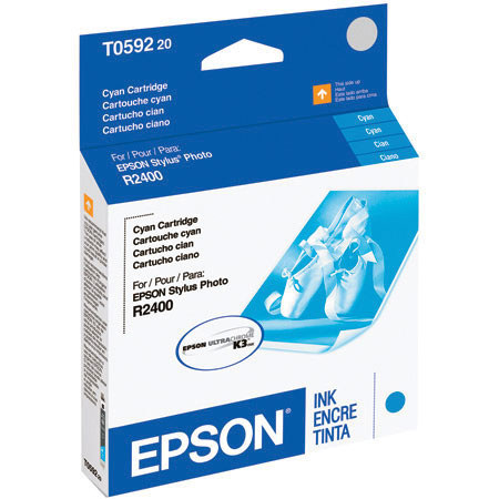 Epson Cyan Ink Cartridge for the Stylus R2400 Photo Inkjet Printer. image